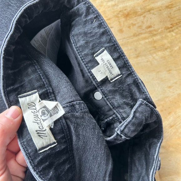Madewell Black Jeans relaxed curvy 90s straight - Picture 2 of 2